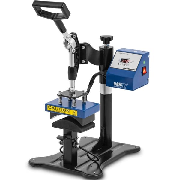 Varmepresse til baseballkasketter, justerbart LCD-stativ, 0-250C