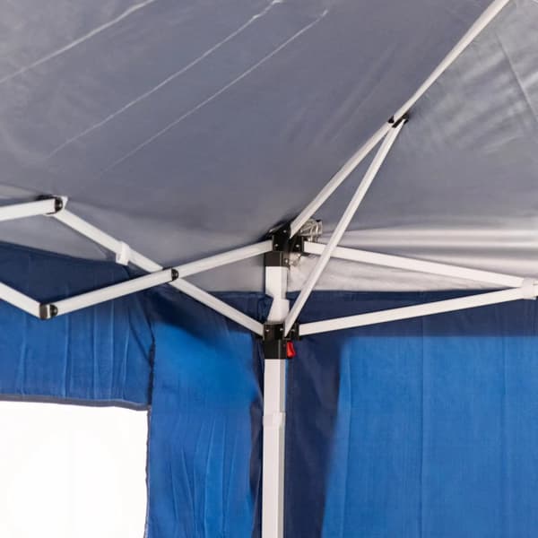 Trädgårdspaviljongtält med väggar, vattentätt, 3 x 6 m