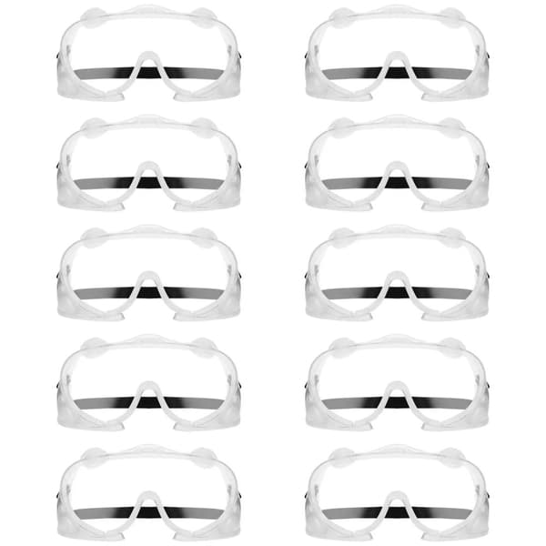 Arbetsmiljöskydd antidammglasögon - set med 10 st.