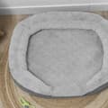 Miniatyrbilde 9 av 10: Hundesofa Kjæledyrsofa med ryggstøtte og treben, vaskbart trekk for middels hunder under 25 kg grå