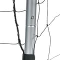 Miniatyrbilde 9 av 10: Fotballmål med PE Mesh Fotballmål for barn og voksne 300 x 120 x 200 cm Stål PE Hage Fotballtrening Grå