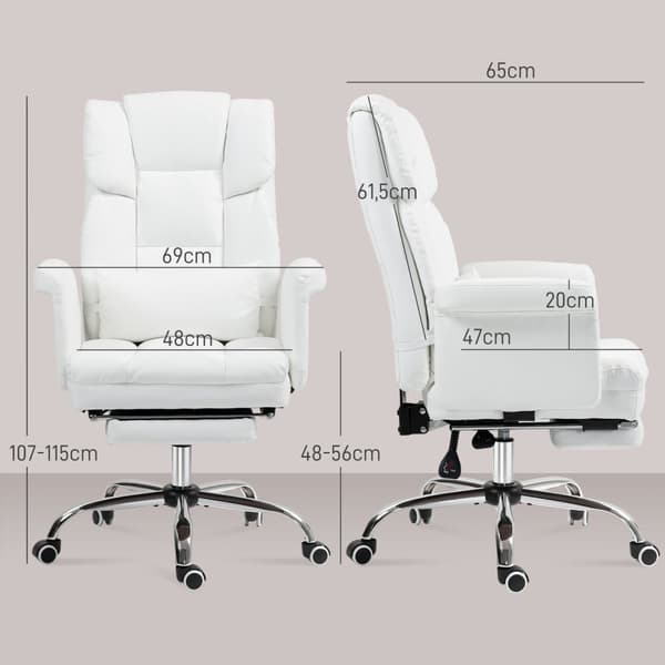 Työtuoli, ergonominen pöytätuoli kallistustoiminnolla, ristiselän tyyny, korkeussäädettävä tietokonetuoli jalkatuella, kääntötoiminto, kotitoimistoon,