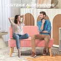 Pikkukuva 7 / 10: 2-istuttava sohva, verhoiltu sohva, parivuodesohva, kahdenistuttava sohva, johtomaista polyesterivaahtoa olohuoneeseen, makuuhuoneeseen, 117 x 56,5 x