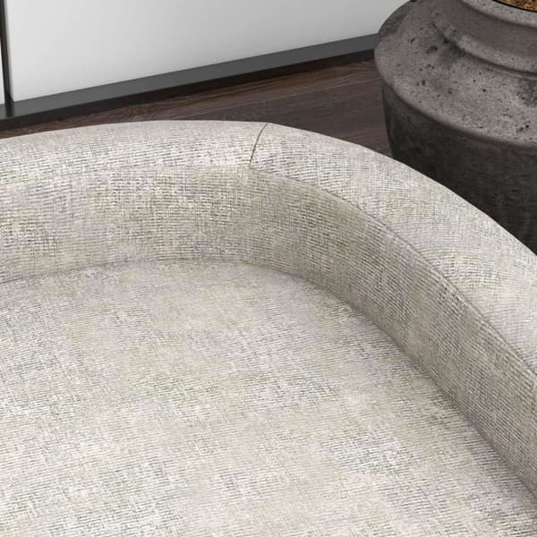 Hundesofa, kæledyrssofa Kattesofa med pude, hundeseng til store hunde, hundesofa med hævet design, hundestol med træben, grå, 98 x 67 x 25 cm