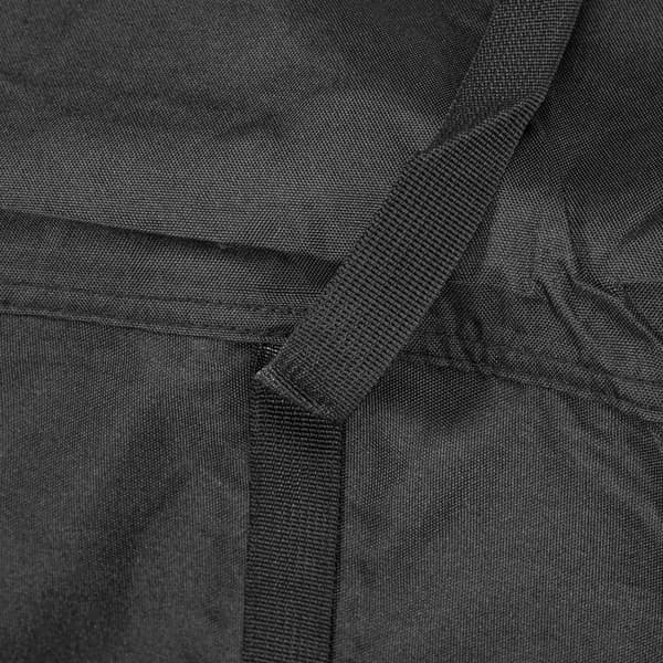 Oppbevaringspose 600D Oxford, 840L bærepose bærende opptil 100 kg, UV30+ vanntett oppbevaringspose, for camping og reiser, 175 x 80 x 60 cm, svart
