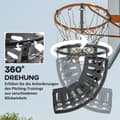 Pikkukuva 7 / 10: Basketball Rebounder, 360° pyörivä koripallon palautusliitin, koripallon palautusjärjestelmä koripallon ammuntaharjoitteluun, palautusramppi, sisä-ulk