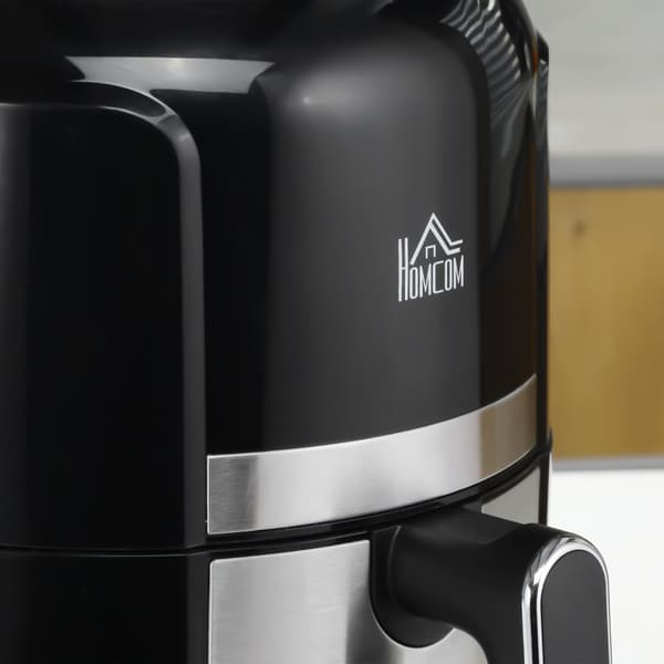 Varmluftfrityrkoker 4L Airfryer med 12 programmer, 60 min timer, non-stick belagt kurv, 1300W frityrkoker uten olje, med overopphetingsbeskyttelse, LE