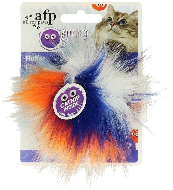AFP Furry Fluffy Ball Orange