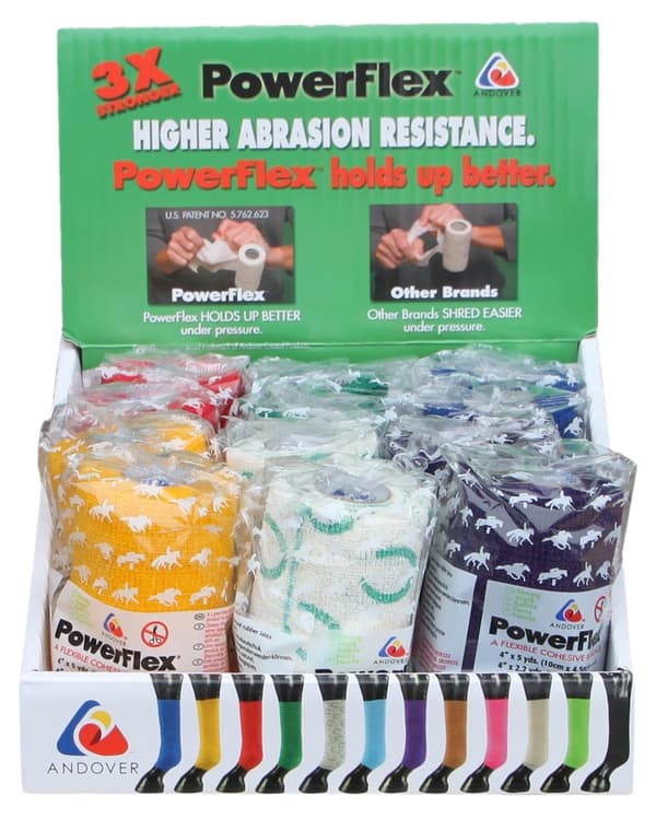 Bandasje Equine Powerflex blå 10cm