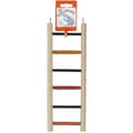 Miniatyrbild 1 av 2: Birrdeeez Budgie Ladder 6 steg helt trä