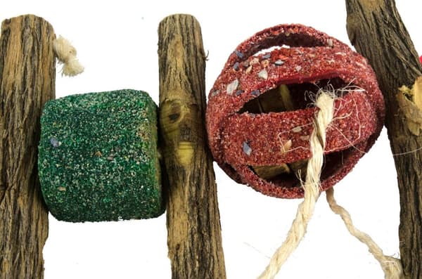 Birrdeeez Double Circus Ball &amp; Sekelbos Toy