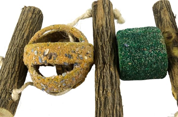 Birrdeeez Double Circus Ball &amp; Sekelbos Toy