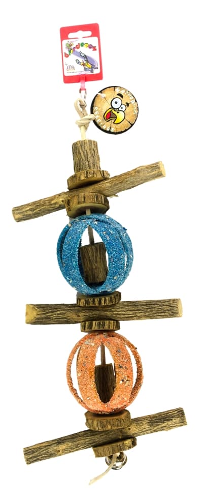 Birrdeeez Double Circus Ball &amp; Sekelbos Toy