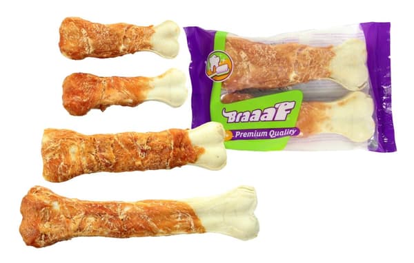Braaaf Puristetut kanan luut 12,5 cm (2 kpl)