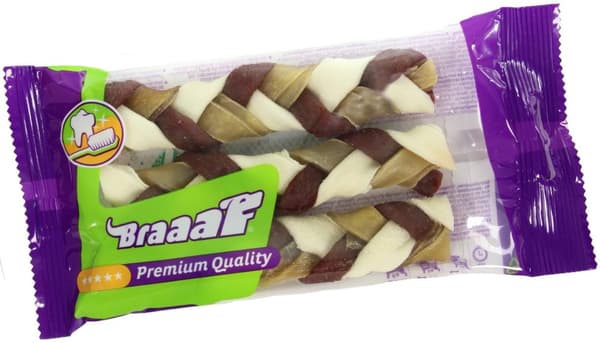 Braaaf Twister Flätor 12 cm (3 st)