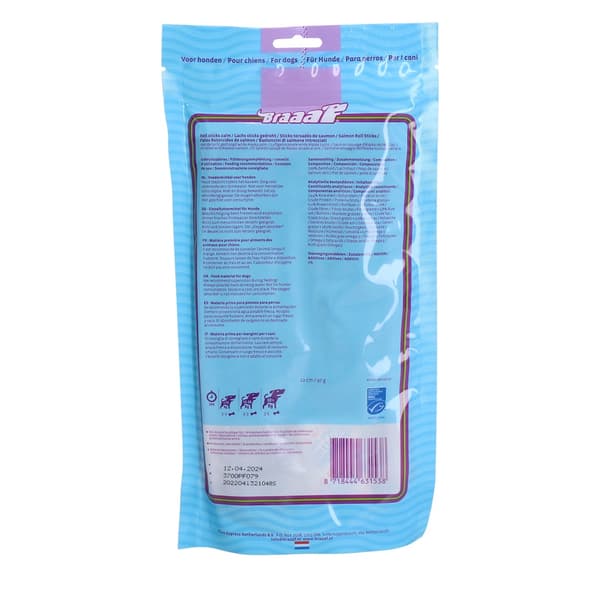 Braaaf Lakserullpinner 20 cm 8 stk
