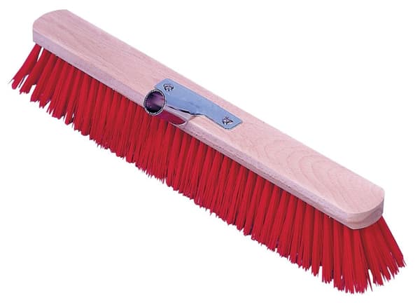 Kvast Euro Stal 80 cm röd