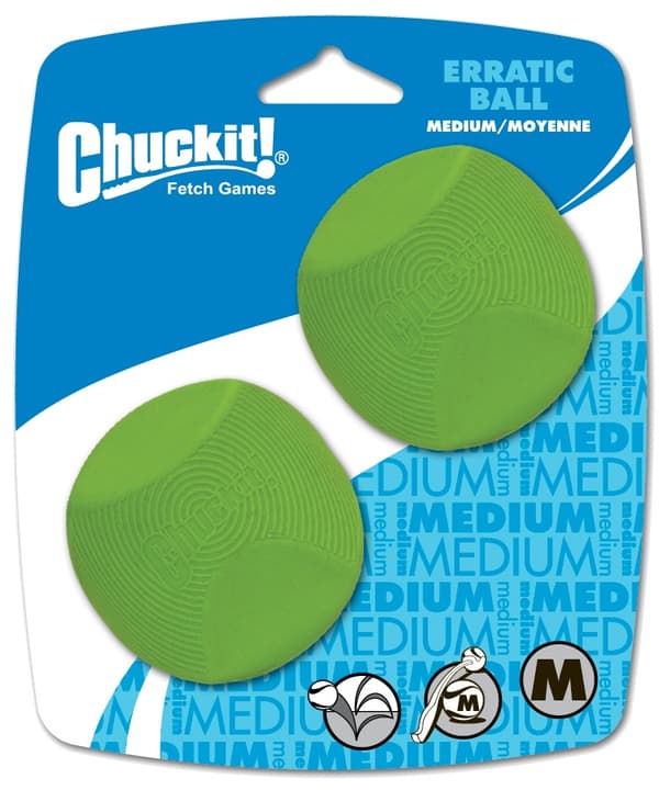 Chuckit Erratic Ball M 6 cm 2 Pakn
