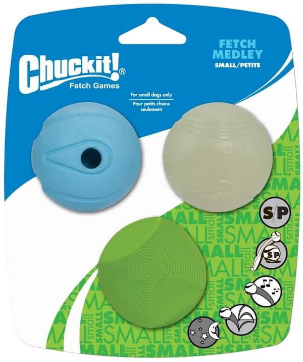 Chuckit Fetch Medley S 5 cm 3 kpl