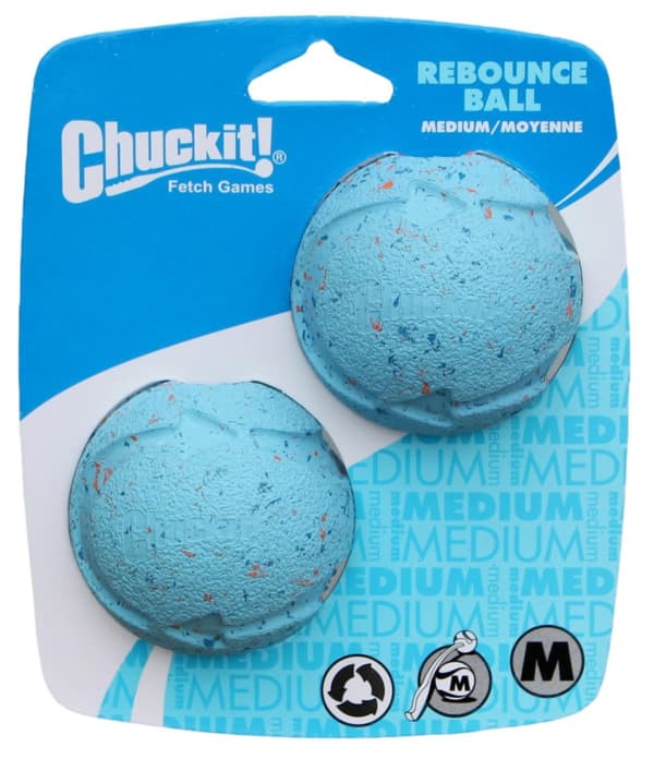 Chuckit Rebounce Fetch Ball M, 2-pack