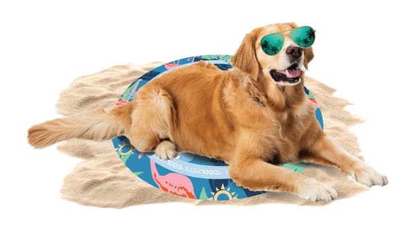 CoolPets Tropical Premium Kjølematte Flamingo