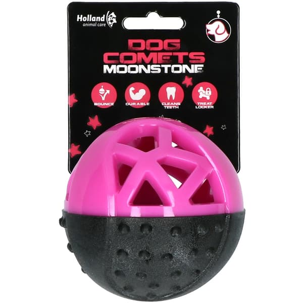 Dog Comets Moonstone Treat ball rund rosa