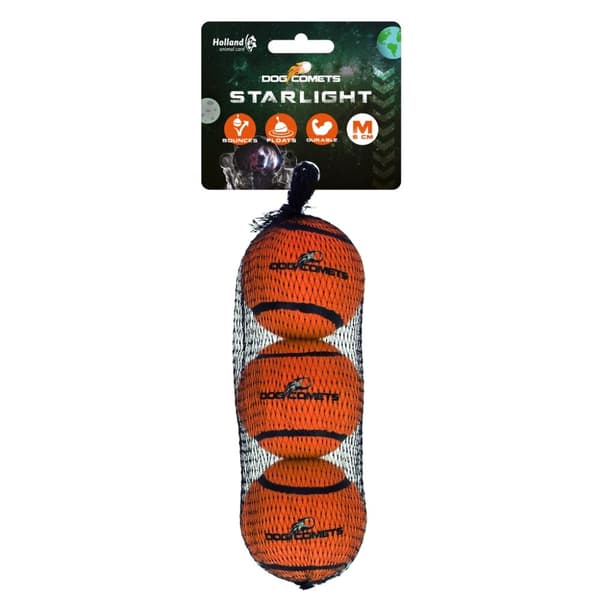 Hundekometer Starlight Orange 3stk