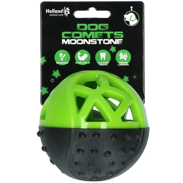 Dog Comets Moonstone Treat ball rund grønn