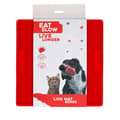 Pikkukuva 1 / 6: Syö Slow Live Longer Lick Mat Bones Red