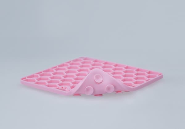 Ät Långsamt Lev Längre Lick Mat Honeycomb Red