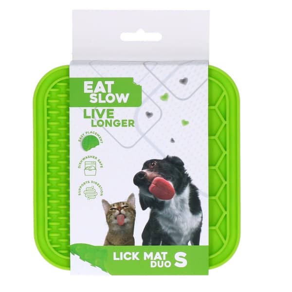 Syö Slow Live Longer Lick Mat Duo S Green