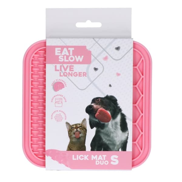 Syö Slow Live Longer Lick Mat Duo S Pink