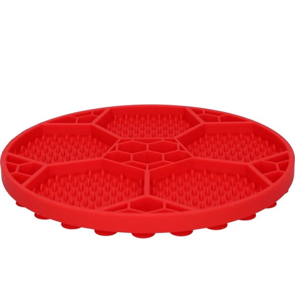 Syö Slow Live Long Lick Mat Voetbal Blauw