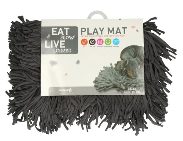 Syö Slow Live Pidempään Pelaa Mat Grey