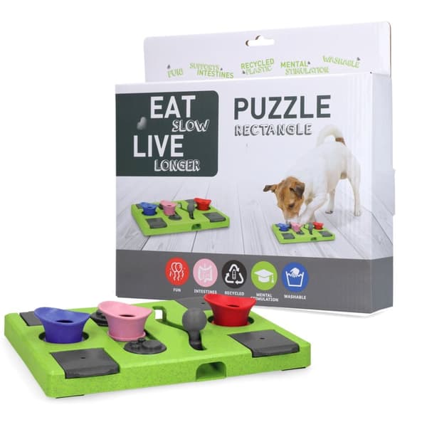 Syö Slow Live Longer Puzzle-suorakulmio