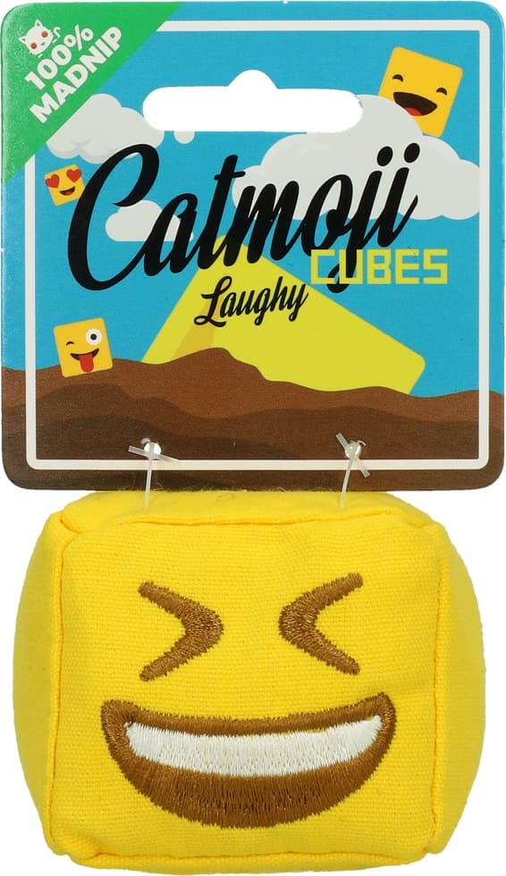 Emoji Cat Cube Laughy (med MadNip)