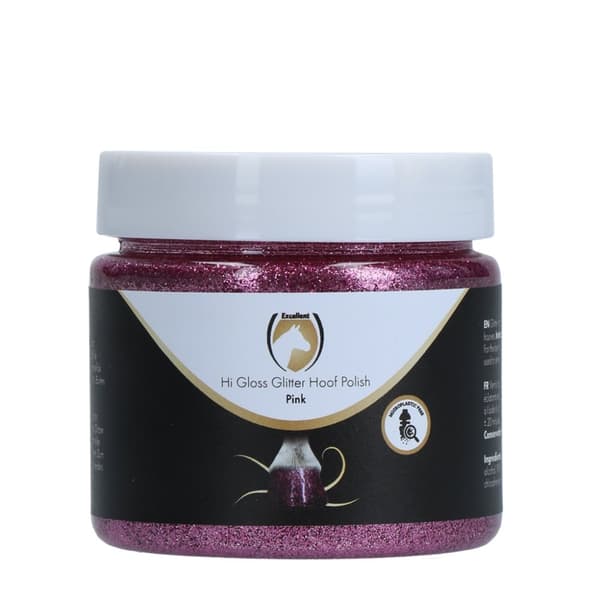 Utmerket Horse Hi Gloss Glitter Hoof Polish Pink 150 ml