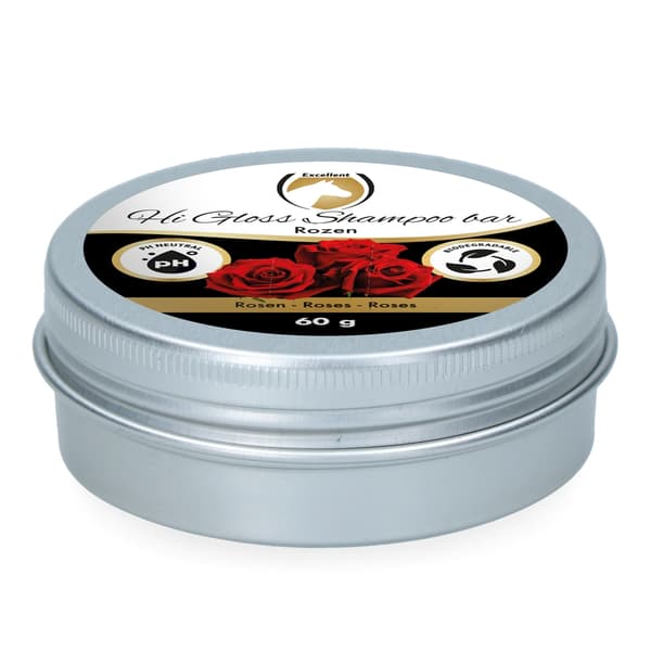 Utmärkt Horse Hi Gloss Shampoo Bar Roses 60 g