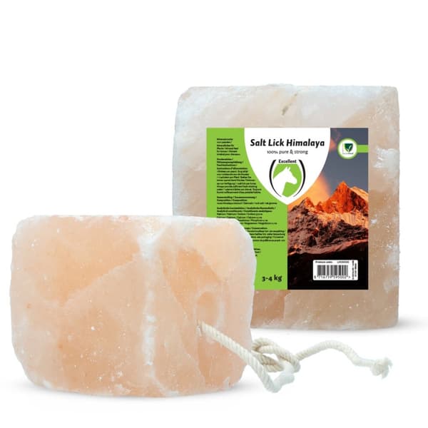 Utmerket Horse Salt Lick Himalaya 3-4 kg (Med tau)