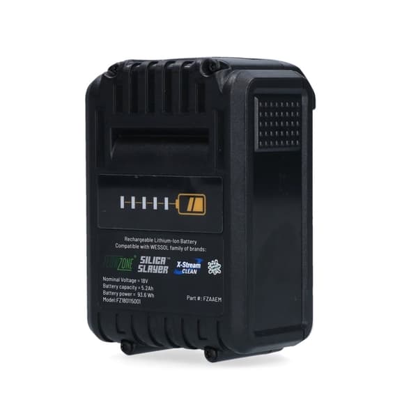 FlowZone Betongbatteri 18V/5,2 Ah