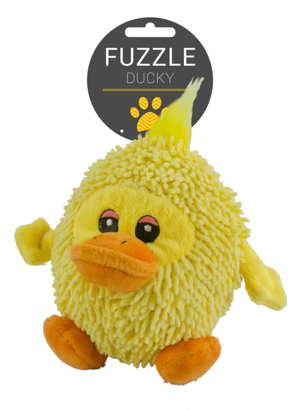 Fuzzle Bear med squeaker
