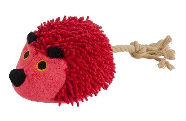 Fuzzle Hedgie, jossa on punainen häntä