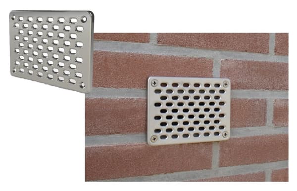 GevelFix Grill rustfrit stål 10 x 14 cm