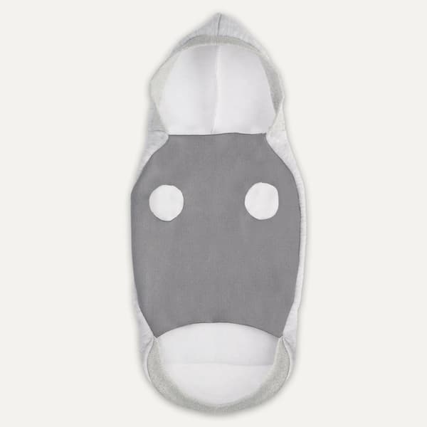 Gooeez Kangaroo Fleece Hettegenser 2XS Heather Grå/Grå