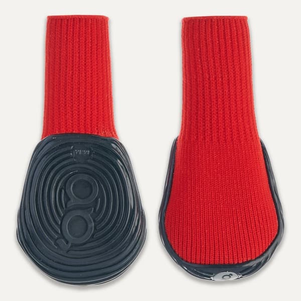 Gooeez Regular Dog Boots (2-pack) XS Rød/Sort