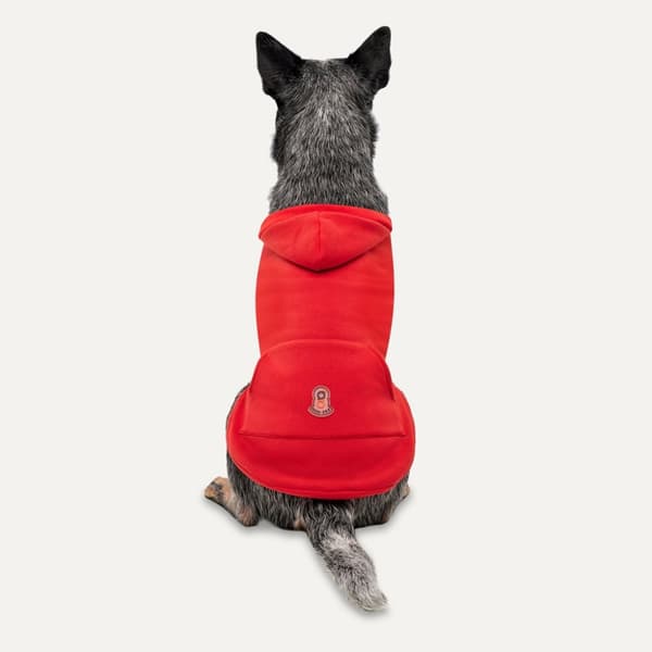 Gooeez Kangaroo Fleece Hettegenser S Rød/Sort