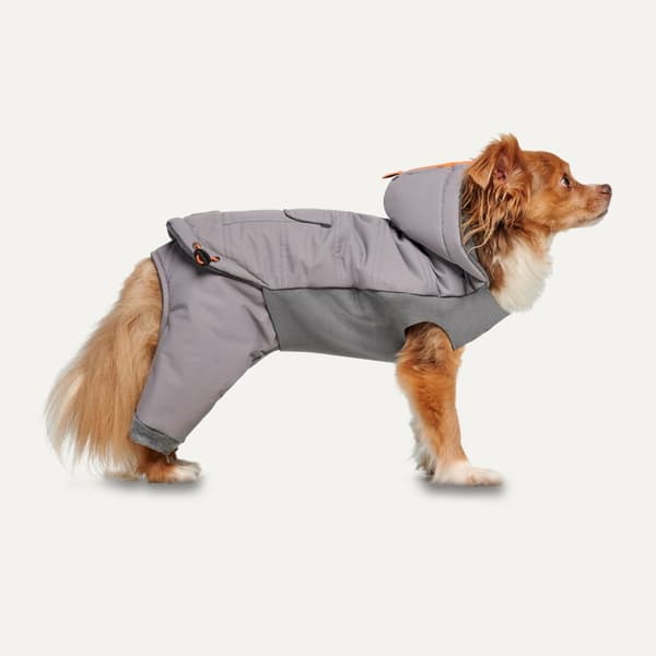 Gooeez Hooded Full Body Vnedragt XS Lys Grå/Grå