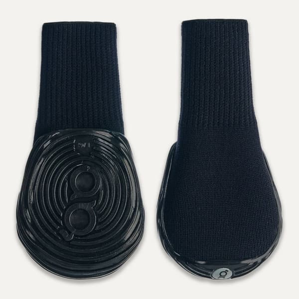 Gooeez Regular Dog Boots (2-pakning) L Sort/Sort