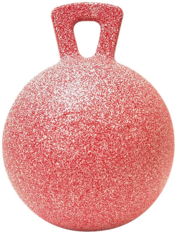 Jolly Ball PUNAINEN/VALKOINEN &quot;Mintuntuoksu&quot; 25 cm
