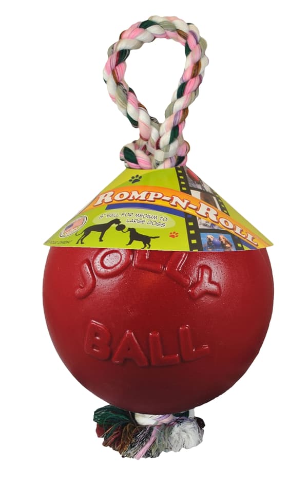 Jolly Ball Romp-n-Roll 15cm punainen